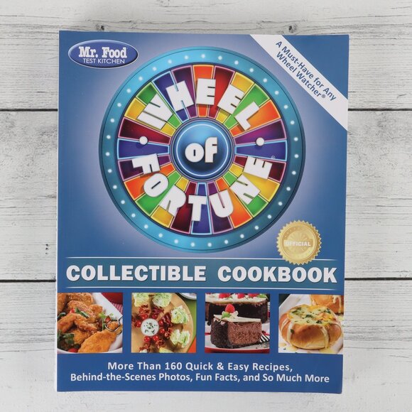 Wheel of Fortune Collectible Cookbook & Hat Bundle - New! - Picture 2 of 12